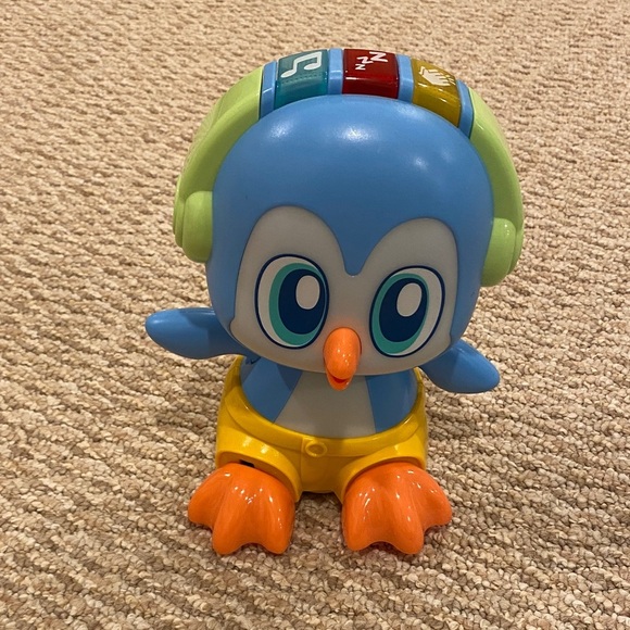 Lot of 4 Baby Toys Penguin Dinosaur Interactive Book and Soothing Hedgehog - Picture 13 of 15